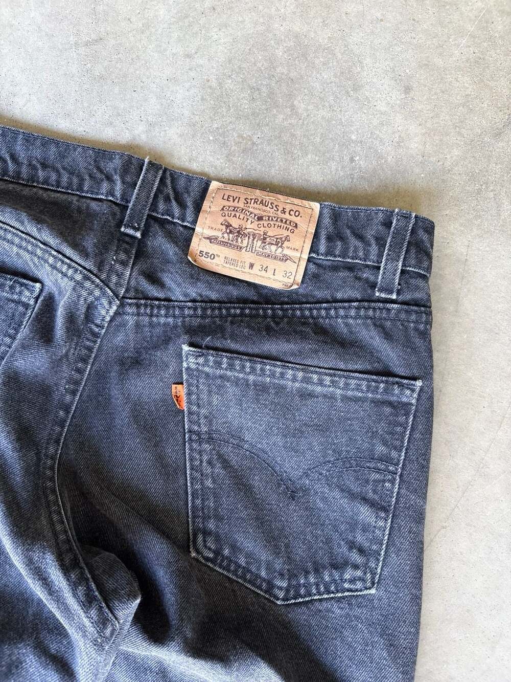 90's Levi's Orange Tab Black Jeans